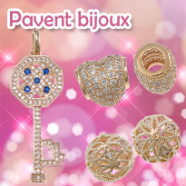 Cubique bijoux zircone pavent