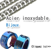 Bijoux en acier inoxydable