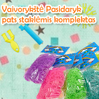 Vaivorykštė Pasidaryk pats staklėmis komplektas