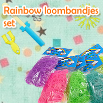 Rainbow loombandjes set