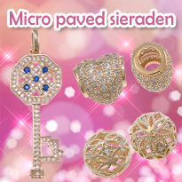 Sieraden met micro-paved kubieke zirconia's